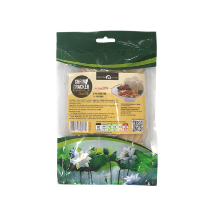 Golden Lotus Shrimp Cracker Premium 200G (Case 25)