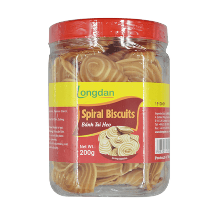 Longdan Spiral Biscuits 200g (Case 25)