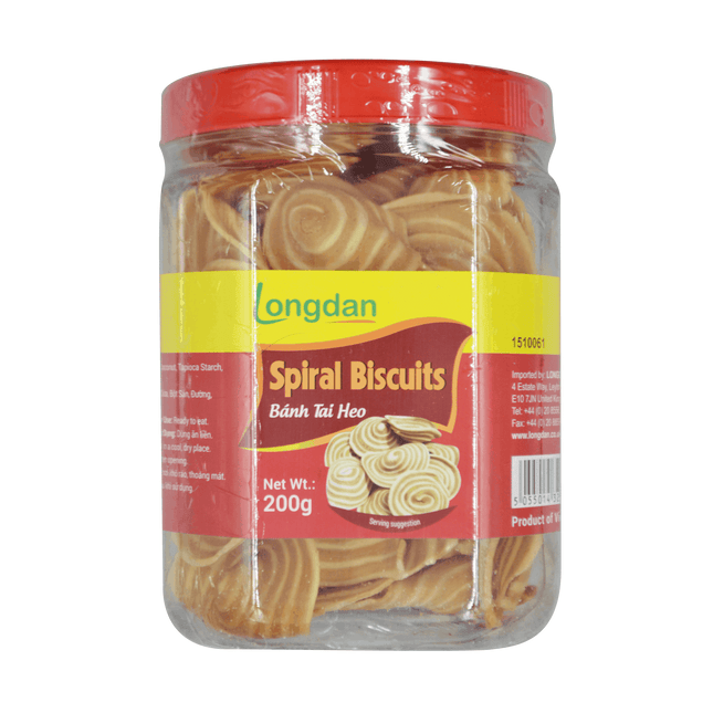 Longdan Spiral Biscuits 200g (Case 25)