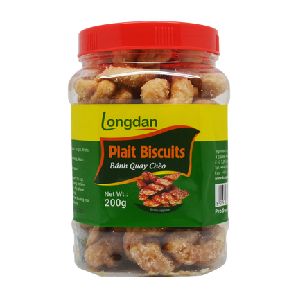 Longdan Plait Biscuits 200g (Case 25)