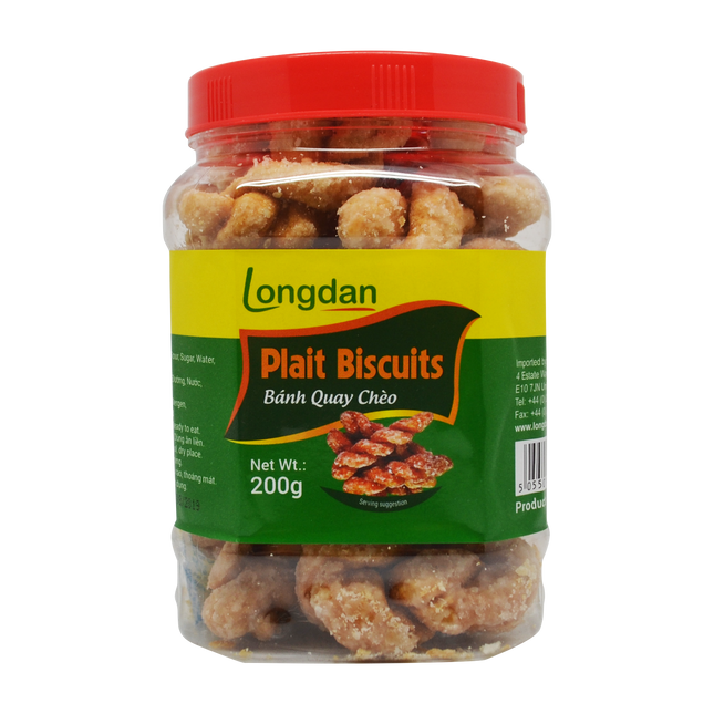 Longdan Plait Biscuits 200g (Case 25)