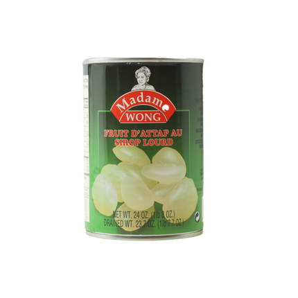 MADAME WONG Canned Palm'S Seed In Heavy Syrup 620g (Case 24)