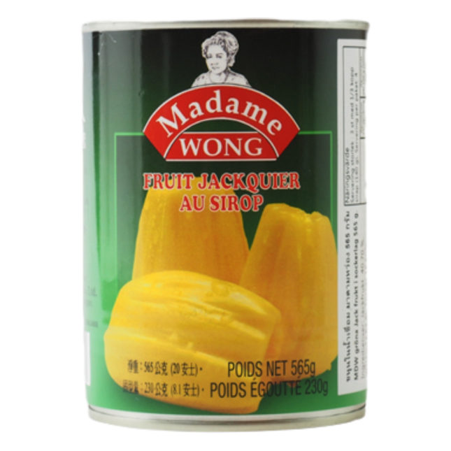 MADAME WONG Canned Jackfruit In Syrup 565g (Case 24)