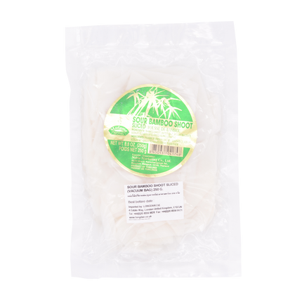 MADAME WONG Sour Bamboo Shoot Sliced 250g (Case 36)