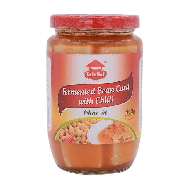 Tofuhat Fermented Bean curd with chilli 400g (Case 12)