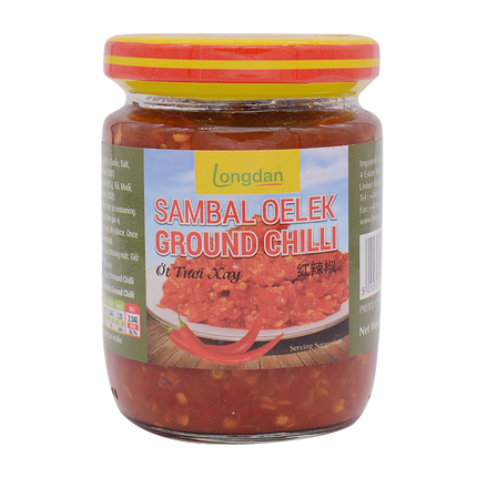 Longdan Sambal Oelek Ground Chilli 250G (Case 24)