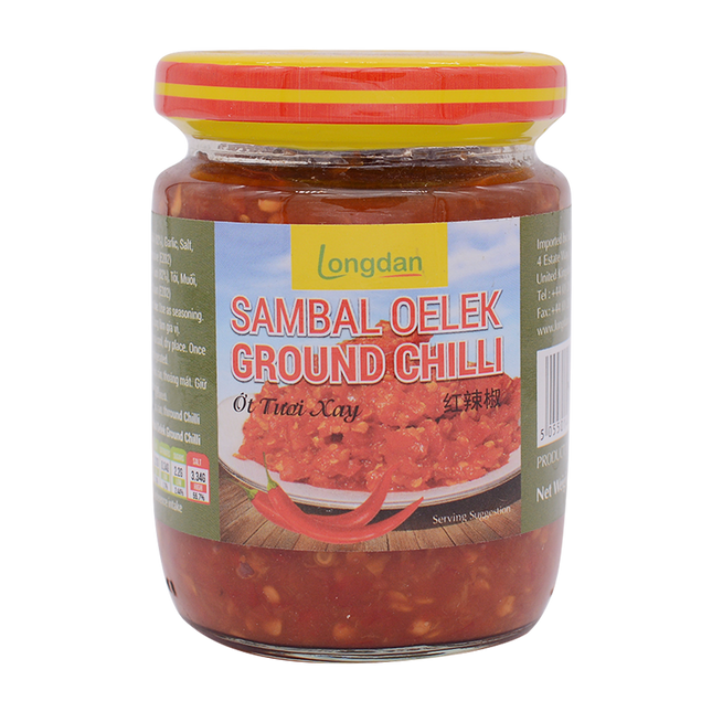 Longdan Sambal Oelek Ground Chilli 250G (Case 24)