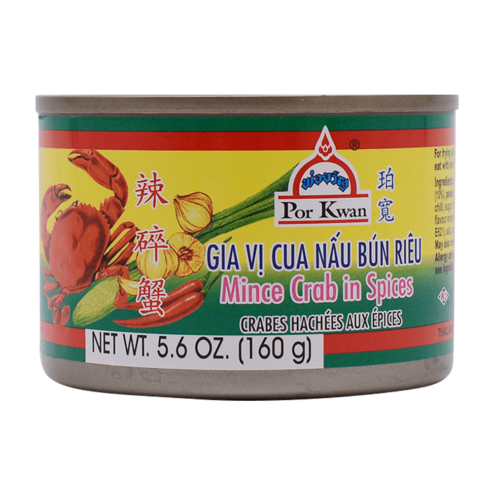 POR KWAN Minced Crab In Spices (Tin) 160g (Case 48)