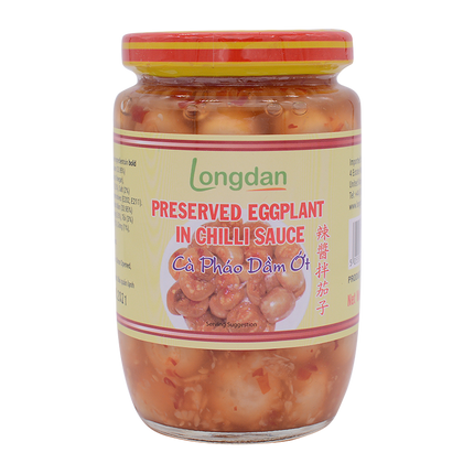 Longdan Preserved Eggplant in Chilli 400g (Case 24)