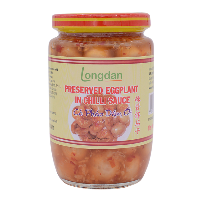 Longdan Preserved Eggplant in Chilli 400g (Case 24)