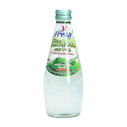 V-FRESH Young Coconut Juice with Pulp 290ml (Case 24)