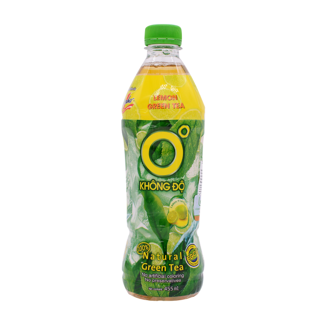 Zero Degree Green Tea Lemon 455ml (Case 24)