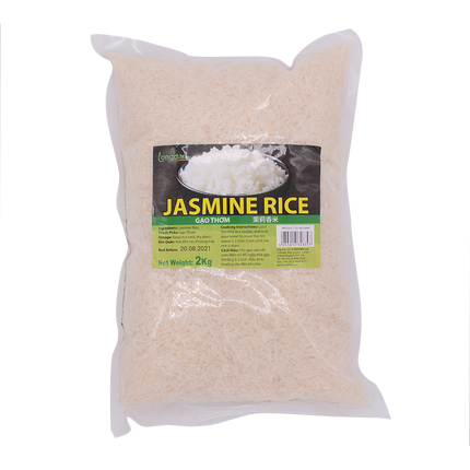 Longdan Jasmine Rice 2Kg (Case 5)
