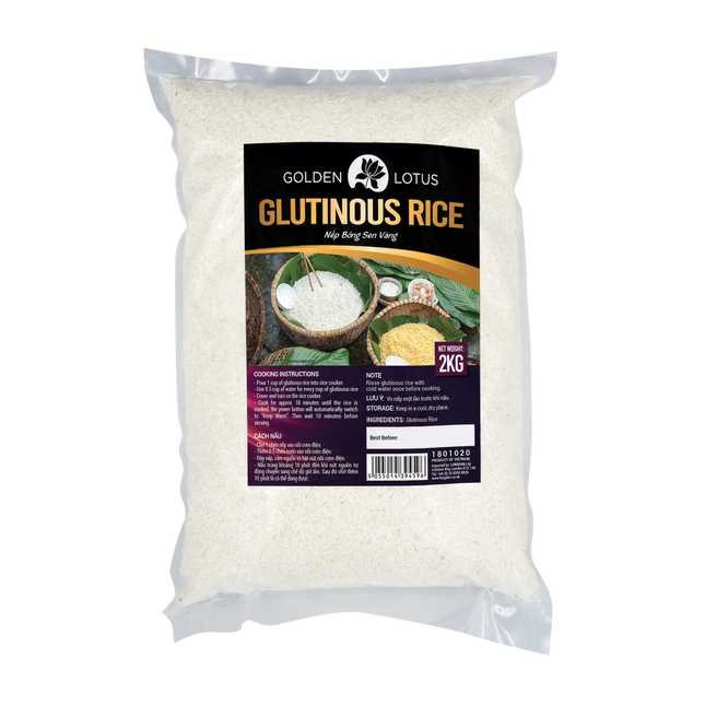 Golden Lotus Glutinous Rice 2kg (Case 5)