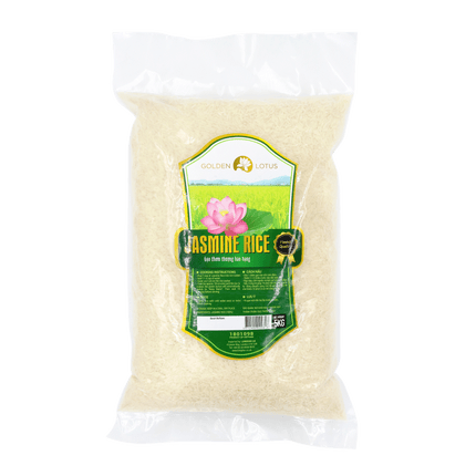 Golden Lotus Jasmine Rice 5kg (Case 2)