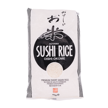 Aoyama Sushi Rice Short Grain 1kg (Case 10)