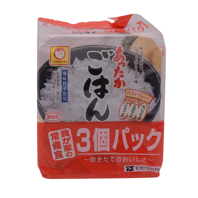 TOYO SUISAN Attaka Packed Rice 200gx3 (Case 8)