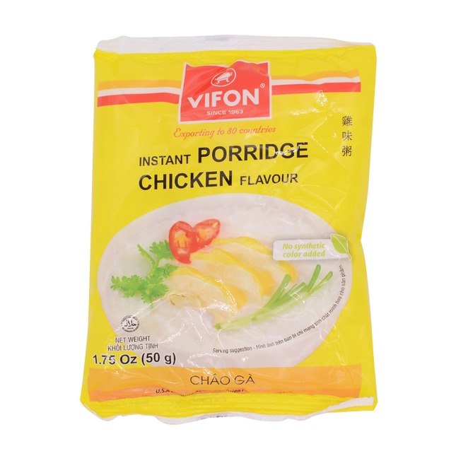Vifon Instant Porridge Chicken 50g (Case 50)