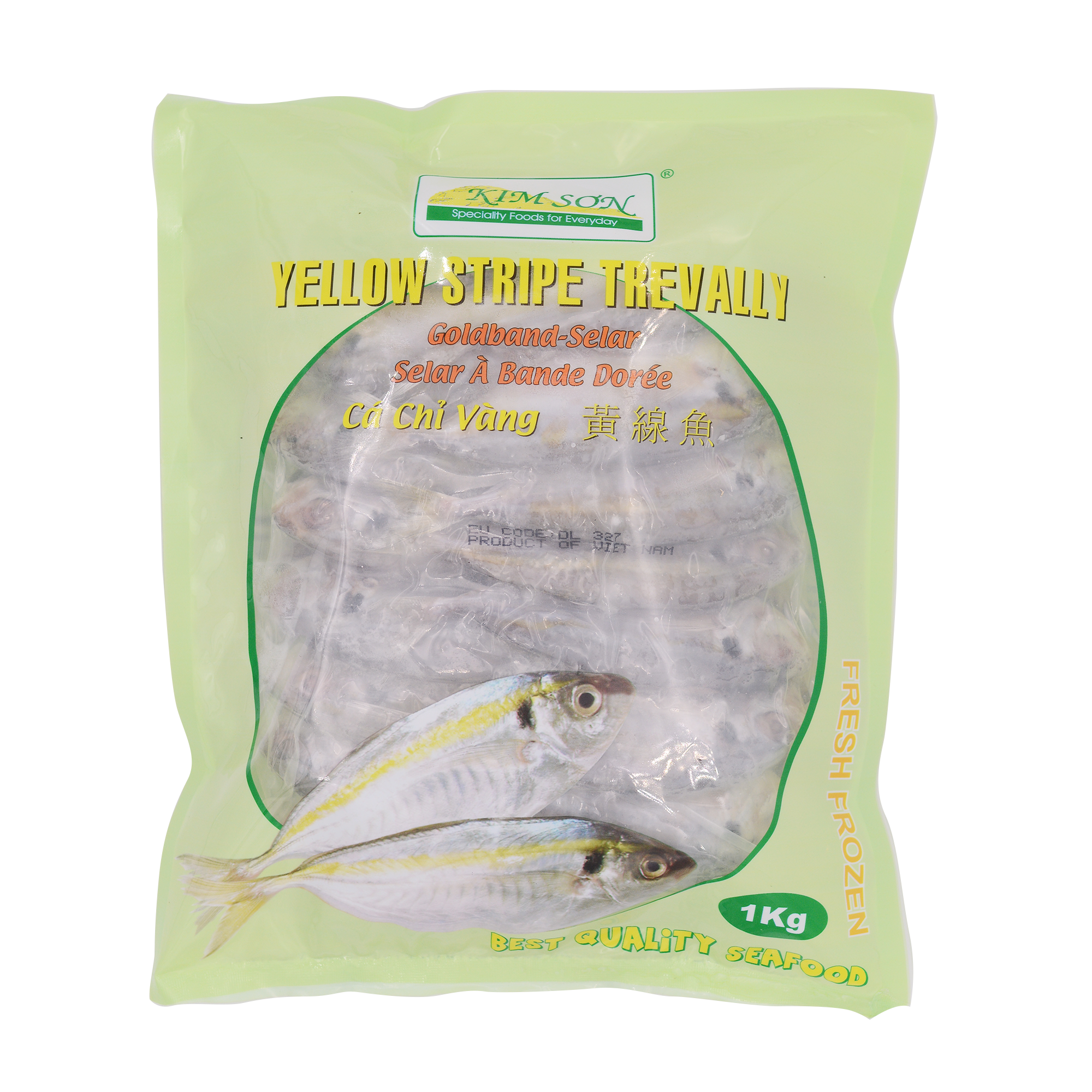 Kim Son Yellow Stripe Trevally 1kg (Case 10)