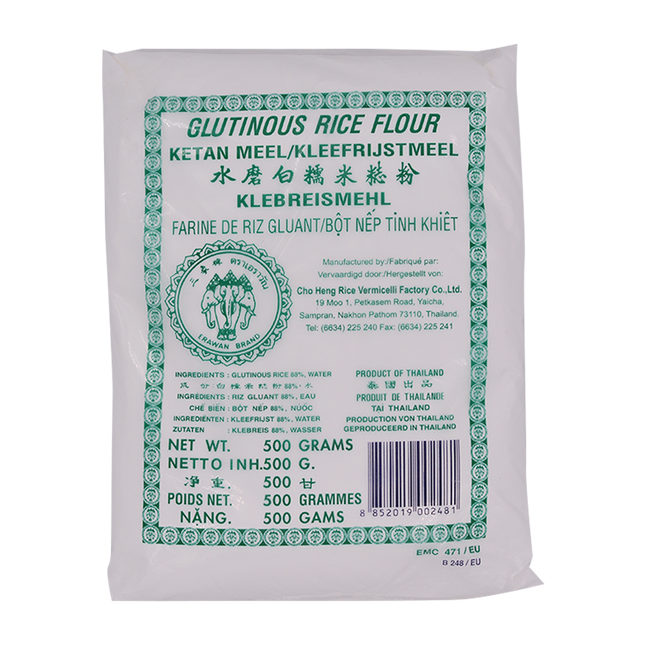 THREE ELEPHANT (ERAWAN) Glutinous Rice Flour 500g (Case 24)