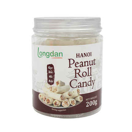 Longdan Hanoi Peanut Roll Candy 200g (Case 25)