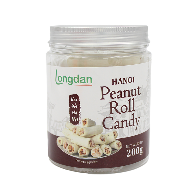 Longdan Hanoi Peanut Roll Candy 200g (Case 25)