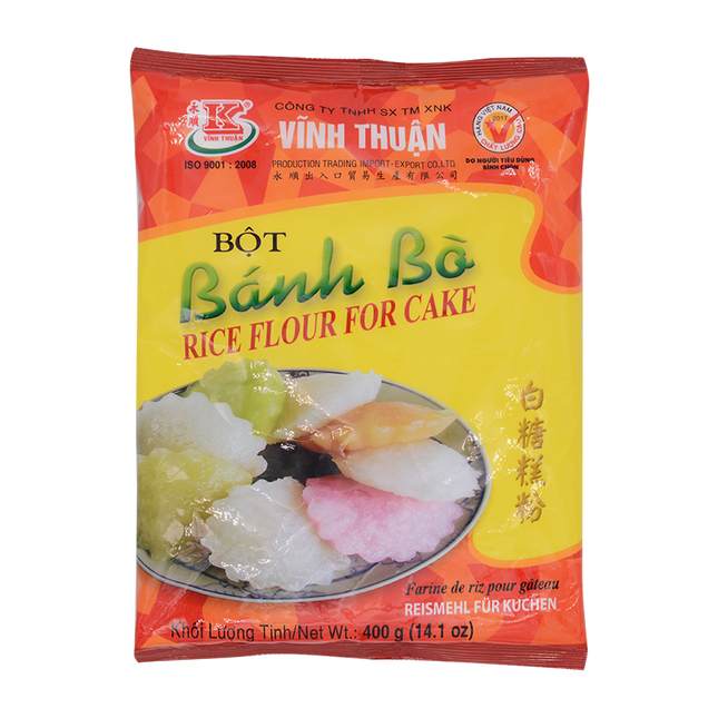 Vinh Thuan Rice Flour for Cake (Banh Bo) 400g (Case 20)