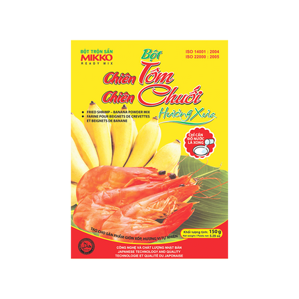 Mikko Fried Shrimp - Banana Powder Mix 150g (Case 60)