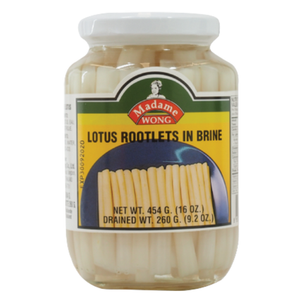 MADAME WONG Lotus Rootlets In Brine 454g (Case 24)