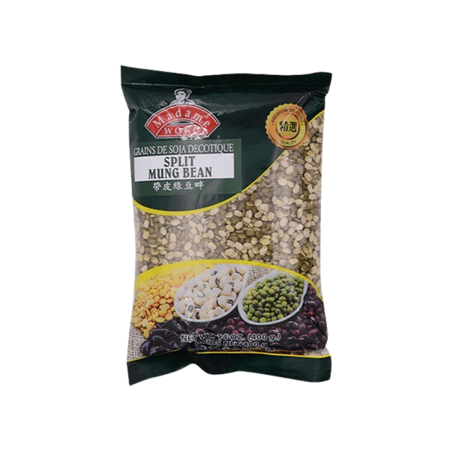 MADAME WONG Split Mung Bean 400g (Case 25)