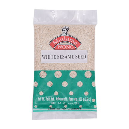 MADAME WONG  White Sesame Seed 100g (Case 25)