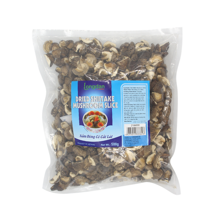 Longdan Dried Shiitake Mushroom Slice 500g (Case 20)