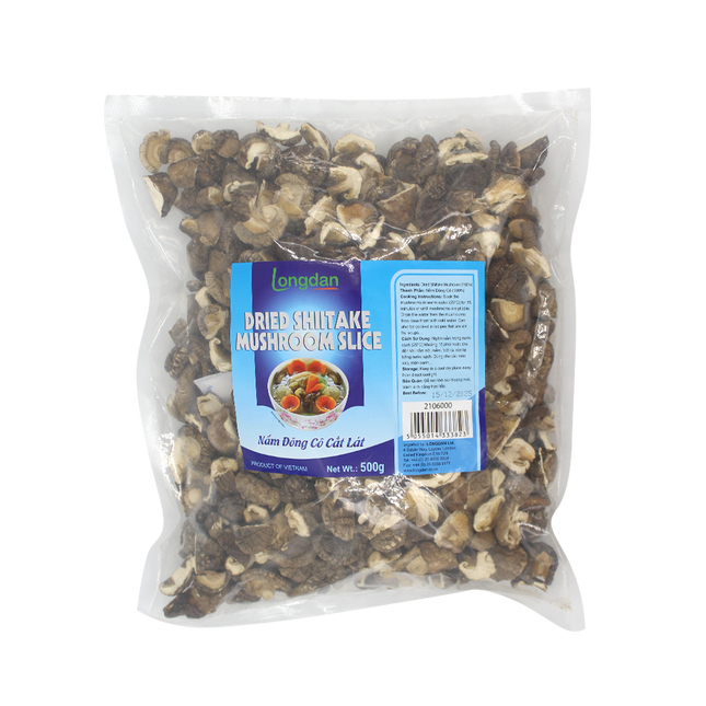 Longdan Dried Shiitake Mushroom Slice 500g (Case 20)