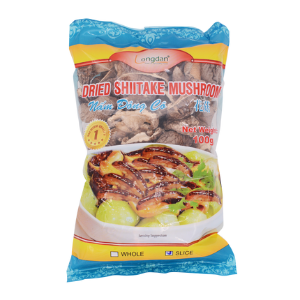 LD Dried Shiitake Mushroom Slice 100g (Case 50)