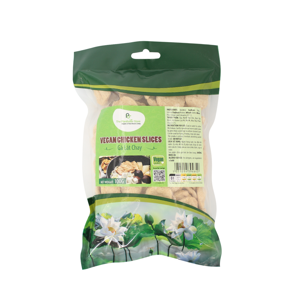 The Plantbase Store Vegan Chicken Slices 100G (Case 30)