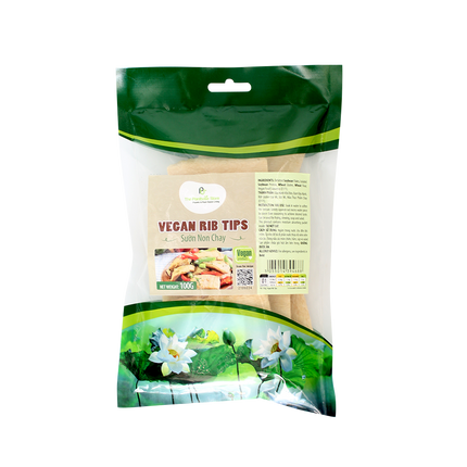 The Plantbase Store Vegan Rib Tips 100G (Case 30)