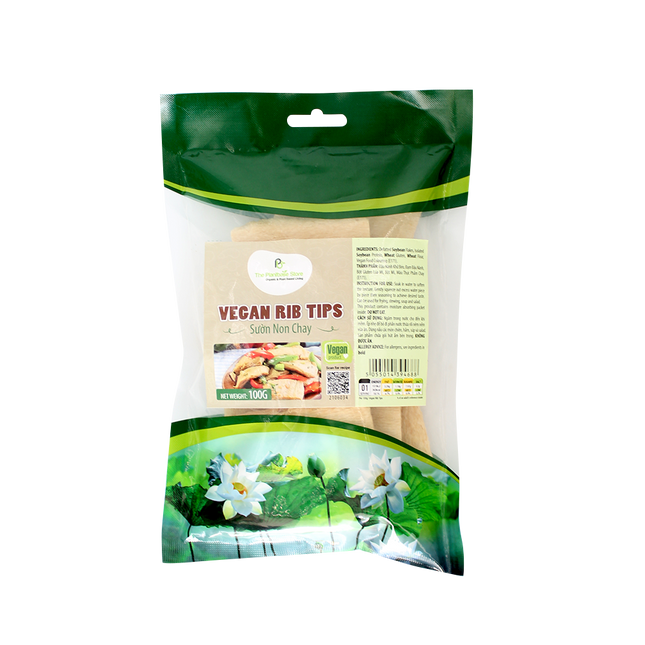 The Plantbase Store Vegan Rib Tips 100G (Case 30)