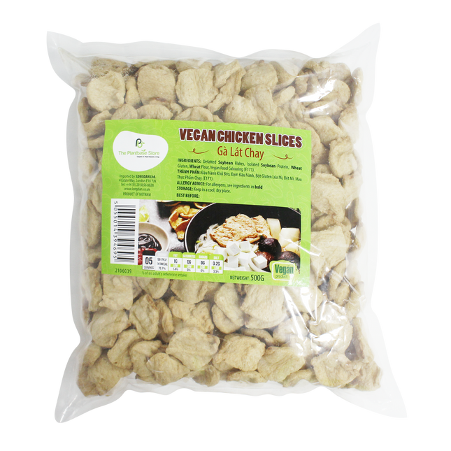 The Plantbase Store Vegan Chicken Slices 500G (Case 20)