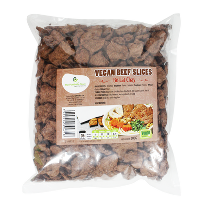 The Plantbase Store Vegan Beef Slices 500G (Case 20)