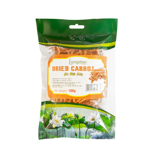 Longdan Dried Carrot 100g (Case 50)