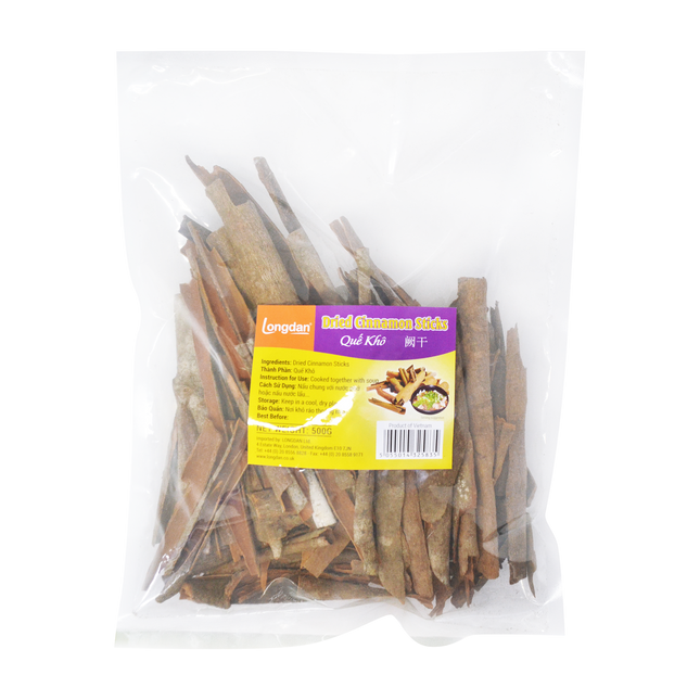 Longdan Dried Cinnamon Sticks 500g (Case 20)