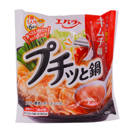EBARA Instant Hot Pot Soup Kimchi (6pcs) 138g (Case 12)