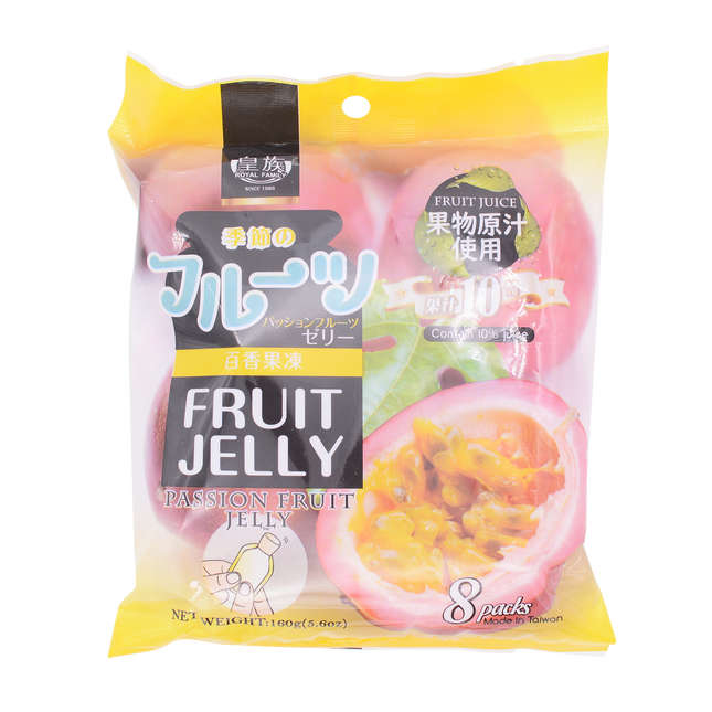 Royal Fruit Jelly Passion Fruit 160g (Case 20)