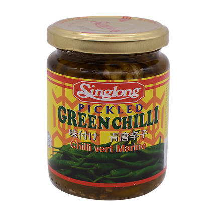 SING LONG Pickled Green Chilli 200g (Case 12)