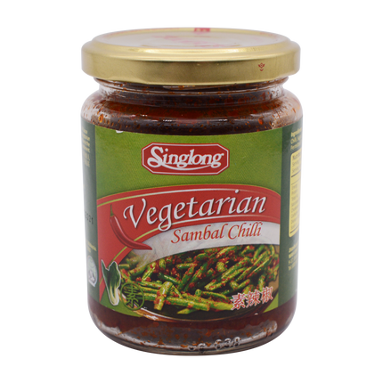 SING LONG Vegetarian Sambal Chilli 230g (Case 12)