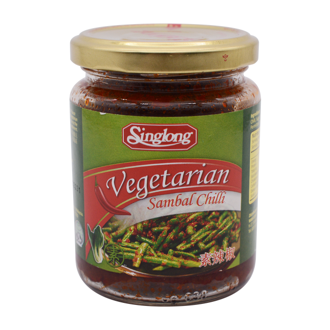 SING LONG Vegetarian Sambal Chilli 230g (Case 12)