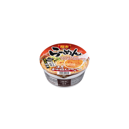 HIKARI MENRAKU Cup Ramen Spicy Miso Tonkotsu Taste 80.6g (Case 12)