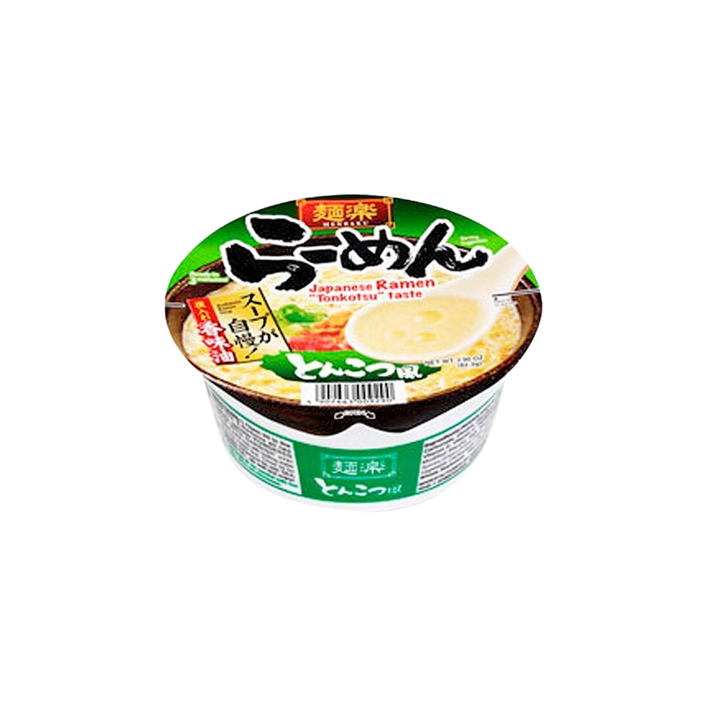 HIKARI MENRAKU Cup Ramen Tonkotsu Taste 82.3g (Case 12)