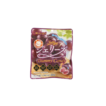 KASUGAI Jellys Grape 80g (Case 48)