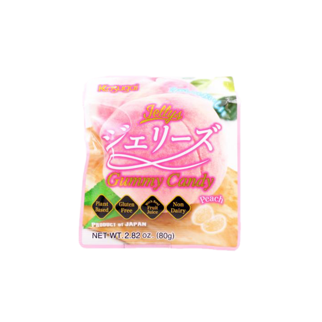 KASUGAI Jellys Peach 80g (Case 48)